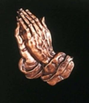 Bronze hands in Prayer BRZ003,4,5,6