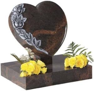 EC151 Shaped Heart with Carved Roses