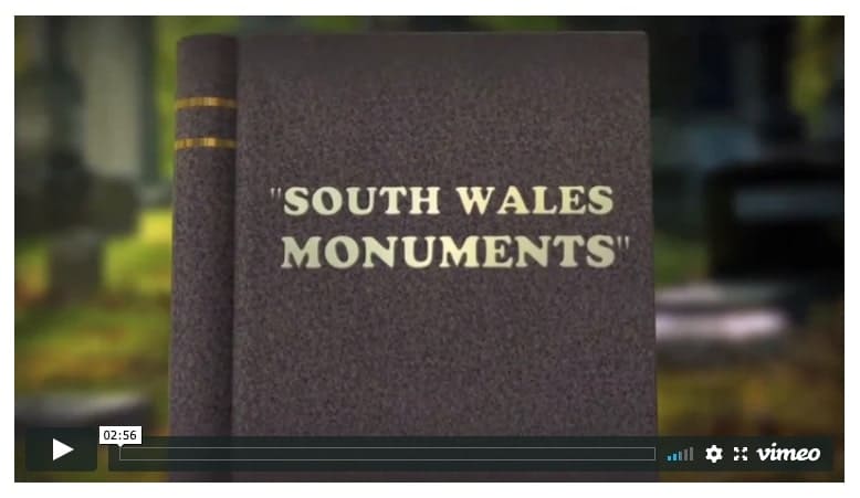 south wales monuments video